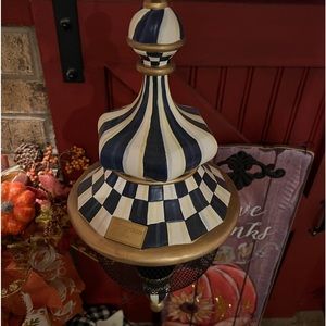 Mackenzie Childs COURTLY CHECK Bird Feeder.